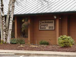 Clackamas County bank in Boring