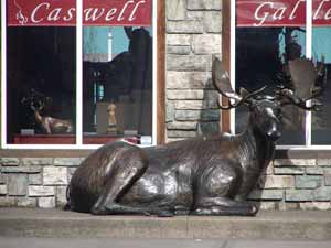 Caswell Gallery Deer Statue Troutdale
