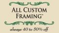 All Custom Framing  Company Information on Ask A Merchant