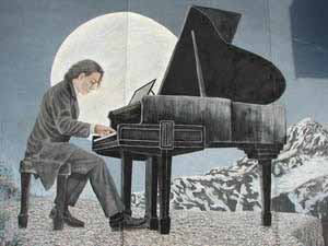 Piano Painting on Wall in Gresham